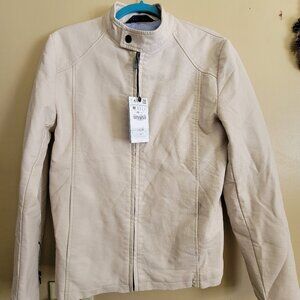 NWT Mens Zara Faux Leather Jacket